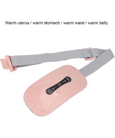 Shop Electrical Heating Pillows for Menstrual Relief | Adjustable Vibration Abdominal Massage Belt in Pink - Buy Online on SooperMarket.com