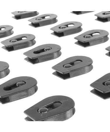 Wheeled Cord Lock Stopper (6 Pack) - Heavy Duty Clamp Toggle for Shock Cord, Bungee, Paracord - Buy Online on SooperMarket.com