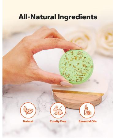 Meto Shower Steamers Aromatherapy Bath Bombs with Essential Oils - Rose, Eucalyptus, Lavender, Mint - Self Care & Anxiety Relief - Birthday Gifts - 4 Count - Buy Online on SooperMarket.com