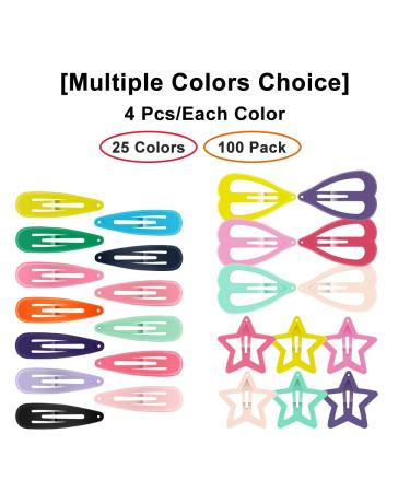 Snap Hair Clips Set - Non-slip Hair Barrettes for Girls, Women, Toddlers, Kids | ECADY - Buy Online on SooperMarket.com