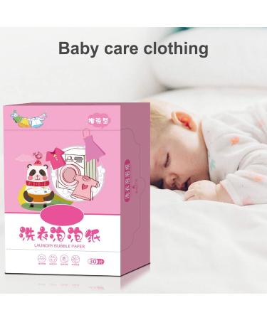 Laundry Sheets 30Loads Fragrance Free Quick Dissolving Compact Size Laundry Paper Pink 1 Pack 1 Pack Pink - Buy Online on SooperMarket.com