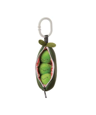 Manhattan Toy Farmer's Market Peas in A Pod Rattle  Squeaker & Travel Baby Toy