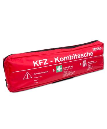 Kalff 7440 combi bag Trio DIN 13164 with warning triangle and safety vest