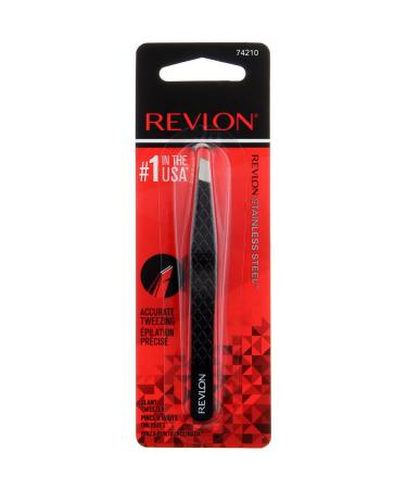 Revlon Expert Tweezer Slant Tip 3-Pack - Precision Eyebrow Hair Removal Tool - Buy Online on SooperMarket.com