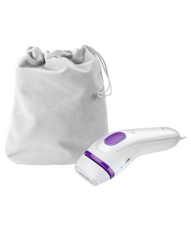 Braun Gillette Venus IPL Hair Removal for Women, SilkExpert IPL BD 3005, Home System for Long-lasting Hair Removal, long-lasting smooth skin in Hair Regrowth for Body Face Corded, White White & Purple