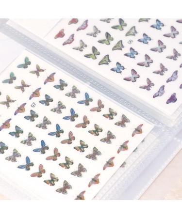 Nail Sticker Album Nail Art Decal Storage Bag Card Display Book Container 80 Slots - Buy Online on SooperMarket.com