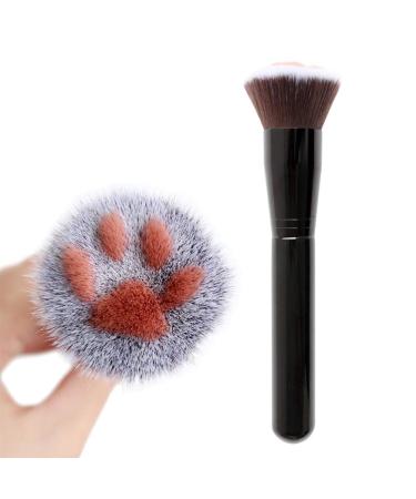 Professional Cat Paw Makeup Brush Soft Fiber Bristles for Perfect Blending Suitable for Foundation Pre Makeup and Repairing (a)