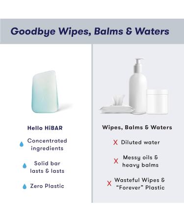 HIBAR Solid Cleansing Oil Bar Natural Makeup Remover & Eco-Friendly Skincare | Vegan Paraben-Free Travel-Friendly 1.7oz - Buy Online on SooperMarket.com
