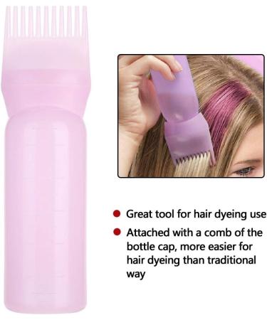 ANGGREK Hair Dyeing Bottle with Comb - Pink | Hair Color Applicator Tool - Buy Online on SooperMarket.com