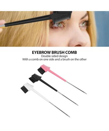 3pcs Eyebrow Brush Comb Set - Multifunctional Double Sided Eyelash & Eyebrow Grooming Tool for Lash Separation & Clump Removal - Buy Online on SooperMarket.com