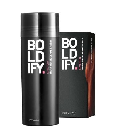 Boldify scatter hair for thinning hair (chestnut brown) invisible natural large bottle 56g hides hair loss in 15 sec hair compression hair powder for fine hair women/men 56 g (1 Pack) chestnut brown