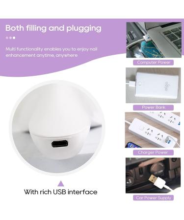 SAVILAND Mini Nail Lamp - Rechargeable 18W Handheld UV LED Gel Nail Dryer for Home and Salon Use - Buy Online on SooperMarket.com