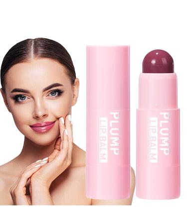 VigCebit plump lip balm 4 colors lip clumsy gloss |Day & Night Lip Plump Gloss natural lip care serum for fuller lips lip moisture cream no cracks 01#
