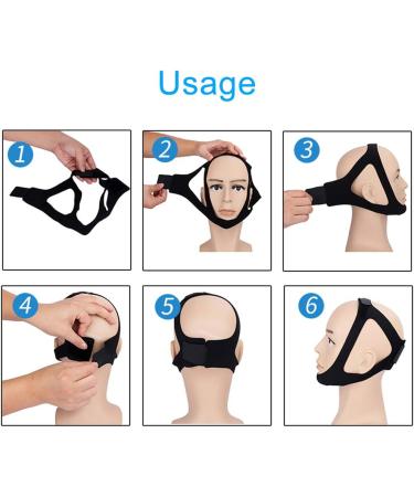 Sluffs Chin Strap Anti-Snoring Belt - Adjustable Chin Support Solution for Better Sleep - Buy Online on SooperMarket.com