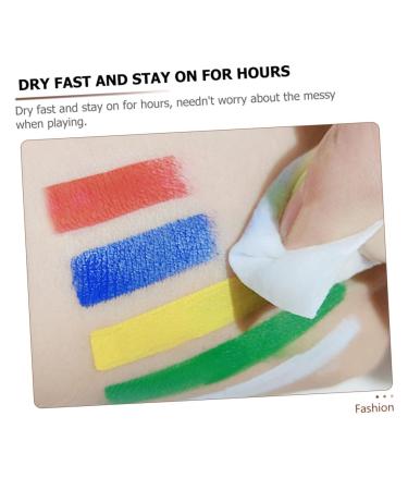 Angoily Neon Body Painting Kit - Face Paint Makeup Pigment Fake Wounds & Scars for Halloween & Cosplay - Buy Online on SooperMarket.com