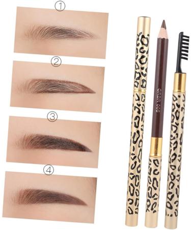Beavorty 4 pcs brown eye shadow highlighter pencil dark brown eyeliner Brown Eyebrow Pencil longlasting - Buy Online on SooperMarket.com
