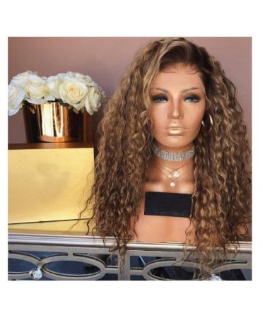 BGHJUE N Yellow Roll Synthetic Wig for Women - Left Side Parting Heat Resistant High Density White Hair Wig - Buy Online on SooperMarket.com