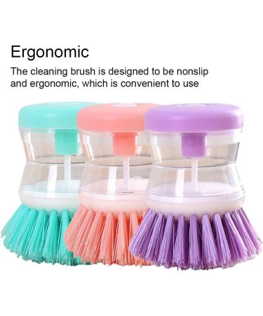 Dajidafu PP Cookware Brush Nonslip Replacement Detachable Washable Ergonomic Dish Bowl Cleaning Brushes Tool Accessories Green - Buy Online on SooperMarket.com