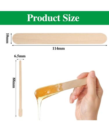 200 Wooden Waxing Spatulas - Hair Removal Sticks for Eyebrows Lips & Armpits | Eco-Friendly Waxing Supplies - Buy Online on SooperMarket.com