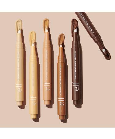 e.l.f. Flawless Brightening Concealer | Illuminating Highlighting Face Makeup | Conceals Dark Circles | Light 28 W 0.07 Fl Oz | Pack of 1 - Buy Online on SooperMarket.com