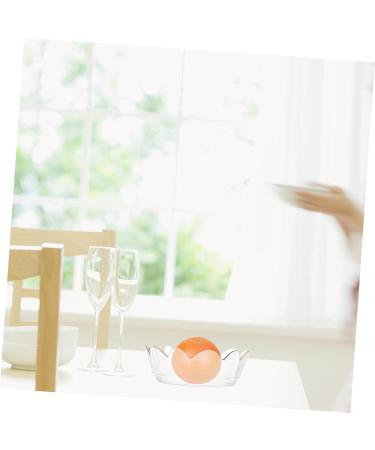 1pc Kitchen Stylish Delicate Irregular Salad Bowl Creative Fruit Glass Transparent - Buy Online on SooperMarket.com