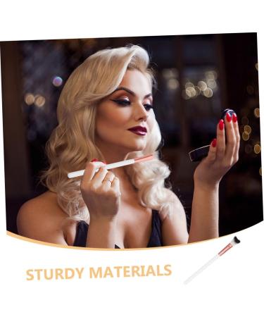 PLAFOPE Fish Tail Brush Blush Brush Highlighter Powder Makeup Brush Loose Powder Brush Contour Brush White 18.50X1.00X1.00CM White - Buy Online on SooperMarket.com