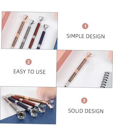 WOONEKY 3 Embroidery Pen Eyebrow Pen Brow Pencil Embroidered Pen Permanent Pen Golden Crystal - Buy Online on SooperMarket.com