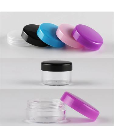 Zeoabsy 20ml Clear Empty Cream Can - 20 Pieces Transparent Crucible with Pink Screw Cap for Lotion Mini Candles Nail Art & Lip Balm - Buy Online on SooperMarket.com