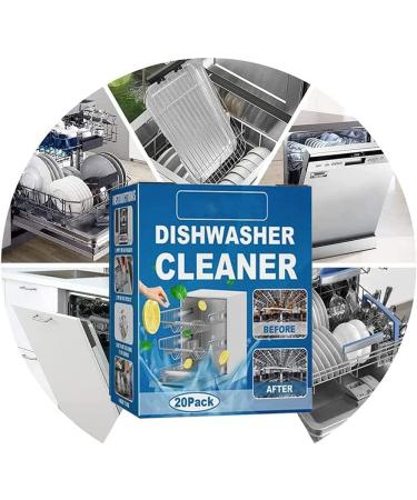 Dishwasher Tablets Dishwasher Cleaning Tablets Removes Limescale Build Up Dishwasher Cleaner for Kitchen Tableware Care Dishwasher Detergent (2box) - Buy Online on SooperMarket.com
