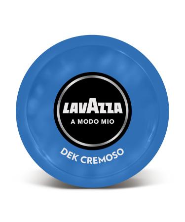 Lavazza A Modo Mio Dek Cremoso 16 Decaffeinated Coffee Capsules (6) Dek Cremoso 16 Count (Pack of 6)