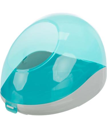 Trixie 63002 sand bath for chinchillas and degus 27 18 16 cm turquoise/grey