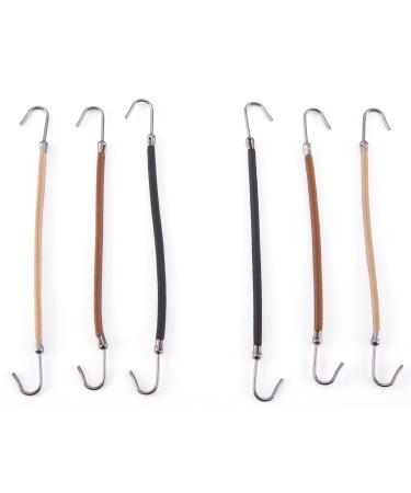15 Pack Blonde, Beige & Apricot Ponytail Hooks Bungee Bands for Women - Styling Accessories for Thick Hair - Elastic Hair Ties & Clips - Buy Online on SooperMarket.com