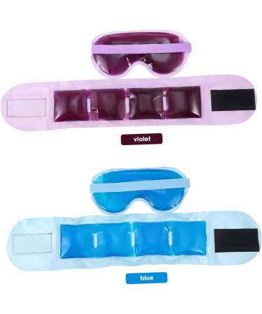 PLAFOPE 1 Set Neck Wrap Eye Mask Set Night Mask Anti-fatigue Eye Cooling Gel Eye Masks Gel Headache Headband Gel Pad Sleep Blindfold Cosmetology Kit Ice Eye Patch Cold Compress Eye Suede - Buy Online on SooperMarket.com