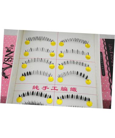 minkissy 10 Pairs Cross Eyelashes Fake Lashes Natural Eyelashes False Eyelash Fake Eyelash Nude Makeup - Buy Online on SooperMarket.com