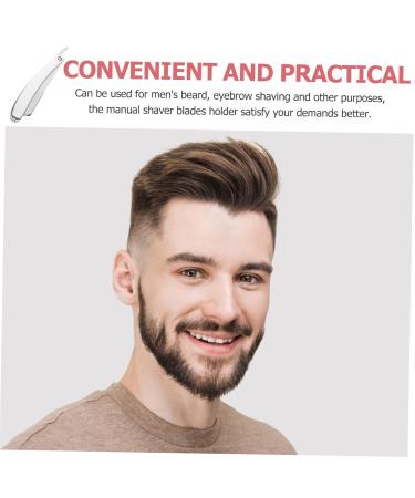 Didiseaon Stainless Steel Razor Spatula & Eyebrow Trimming Tools - Precision Manual Shavers for Men - Durable 304 Stainless Steel Blades & Holders - Buy Online on SooperMarket.com