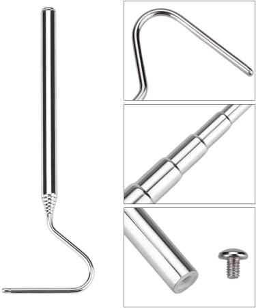 Stainless Steel Snake Hook - Extendable 16.5-68cm - Reptile Catcher Tool for Controlling and Moving Snakes - Buy Online on SooperMarket.com