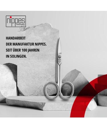 nippes Solingen Professional nail scissors made of hardened steel 9 cm scissors with claw straw addition to any pedicure manicure set quality from Solingen - Buy Online on SooperMarket.com