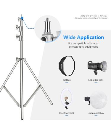 Neewer 1/4 to 3/8 Metal Male Threaded Screw Adapter Spigot Stud 3-Pack for Studio Light Stand - ST22 - Buy Online on SooperMarket.com
