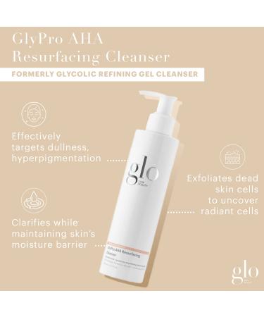 Glo Skin Beauty GlyPro AHA Resurfacing Cleanser | Smoothing Gel for Texture and Dullness | Refining Cleanser for Clogged Pores & Uneven Skin Tone - Buy Online on SooperMarket.com