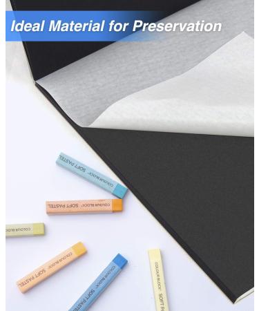 Professional Soft Pastel Paper Pad | 12X16 Inches | Black Paper | 230gsm | 24 Sheets | 2 Pack - Buy Online on SooperMarket.com