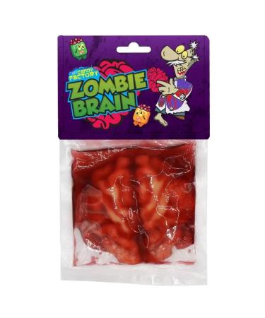 Zombie Brain 120g - Halloween sweets/Candy - Strawberry Flavour Gummy Sweet in Candy Liquid (1)