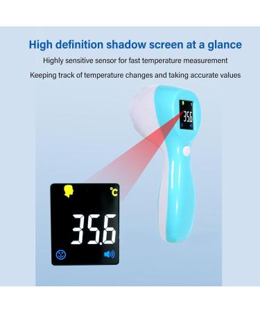 Non Contact Digital Pet Thermometer Infrared Fast and Accurate Pet Temperature Detection with Easy to Read LCD Display Dog Temperature Monitor Animal Thermometer for Pet Cats Dog - Buy Online on SooperMarket.com