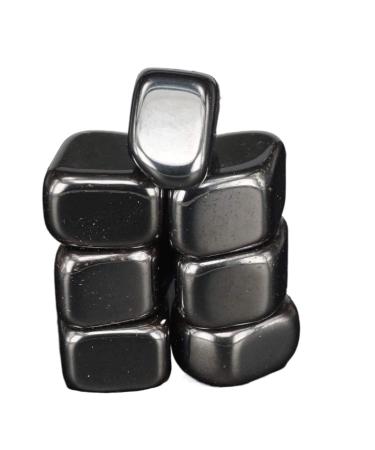 TRUSTTWO Black Lodestone Magnetite Tumbled Stone Wicca Message Reiki Crystal Healing 7Pc The New