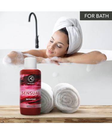Bath Foam Sensual - 34 Fl Oz | Relaxing Aromatherapy & Wellness for a Good Sleep - Luxury Spa Bubble Bath Experience - Buy Online on SooperMarket.com