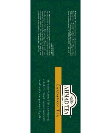 Ahmad Tea - Cardamon Tea 100 tea bags - Buy Online on SooperMarket.com