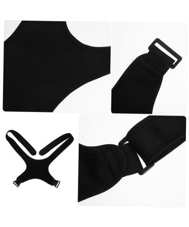 Gatuida Belt Holder Brace Shoulder Rest Straightener Men Women Posture Band Black Polyester - Buy Online on SooperMarket.com