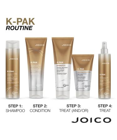 Joico K-PAK Daily Reconstructing Conditioner 8.5 oz - Restores Shine, Smooths & Detangles Damaged Hair - With Keratin & Guajava Fruit Extract - Eliminates Static - New Look - Buy Online on SooperMarket.com