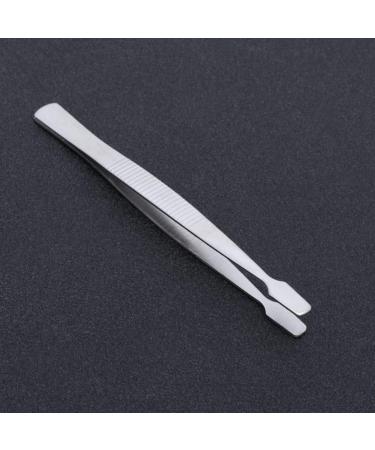 Mipcase Small Tweezers 2 Pcs Set - 11cm Insect Layering Tools - Silver Precision Tweezers for Craft & Detail Work - Buy Online on SooperMarket.com