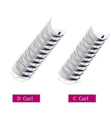 Buy 12D Volume Eyelashes - D Curl 0.07mm 11mm | Premium Artificial Eyelash Extensions for Effortless Glam - Buy Online on SooperMarket.com