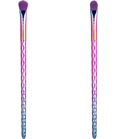 Makeup Brush Set 10pc LaRoc - Make Up Brushes for Blusher Foundation Brush Concealer Brush Eyeliner Eyeshadow Cream & Liquid Make Up Anti-Shedding Bristles - Rainbow Effect - Buy Online on SooperMarket.com